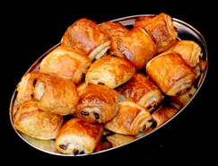 Mini Pain au chocolat   Platte mit 20 Stück